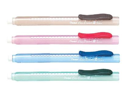 Imagem de Caneta Borracha Clic Eraser Transparente Pentel ZE11T