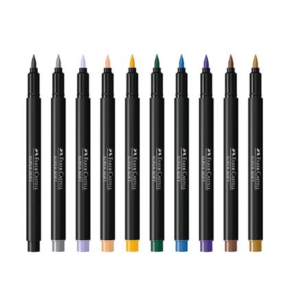 Imagem de Caneta Brush Pen Supersoft Lettering Faber Castell 20 cores