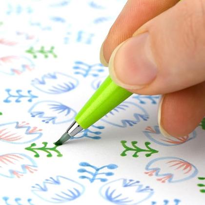 Imagem de Caneta Brush Sing Pen Pentel com 12 Cores Pastel