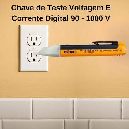 Imagem de Caneta Chave Tensão Energia Led Sonora Bip Tensão Voltímetro