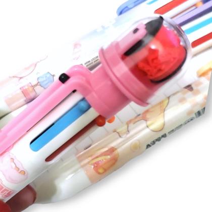 Imagem de Caneta Com Carimbo 6 Cores Papelaria Material Escolar