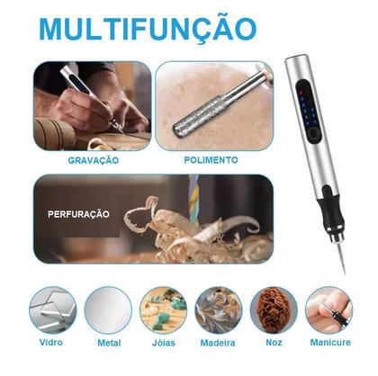Imagem de Caneta De Gravação Elétrica Sem Fio Portatil Mini Gravadora