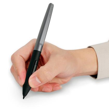 Imagem de Caneta de Reposição Huion, Compatível com Inspiroy, Preta e Prata - PW100