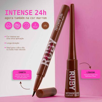 Imagem de Caneta Delineadora Ruby Kisses - Intense 24h