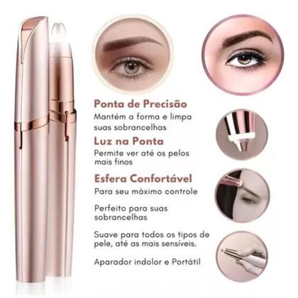 Imagem de Caneta Depiladora Sobrancelhas Design Premium: Estilo e Suavidade em Um Só Produto