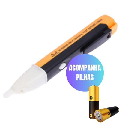 Imagem de Caneta Detector de Energia Elétrica Tensão Com Sinal Sonoro e Luz 2 Pilhas AAA