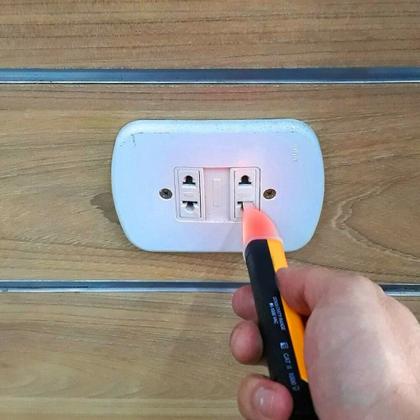 Imagem de Caneta Detector Energia Analisa Tensao Com Sinal Sonoro Luminoso Profissional