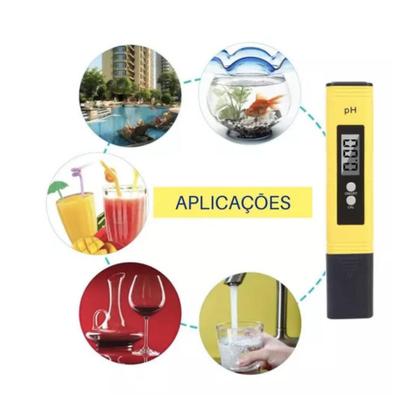 Imagem de Caneta Digital Medidora De Ph Água Visor Lcd