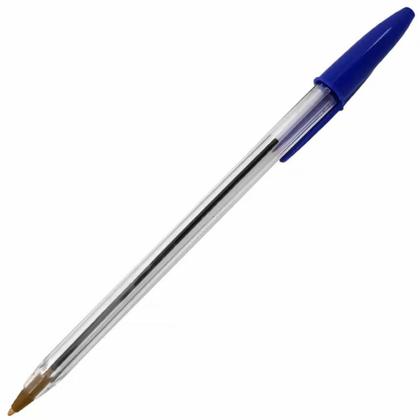 Imagem de Caneta Esferográfica 1.0mm Cristal Azul Bic 50 Unidades