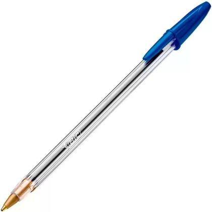 Imagem de Caneta Esferográfica Bic Cristal 1.0mm Ponta Média Com 1 Undade