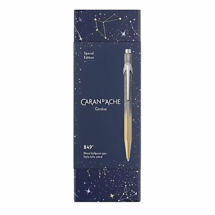 Imagem de Caneta Esferográfica Caran D'ache Gold Cosmic Blue