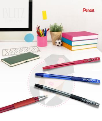 Imagem de Caneta Esferográfica Ifeel-It Com Tampa e Grip Emborrachado Pentel 0.7mm Cores Variadas