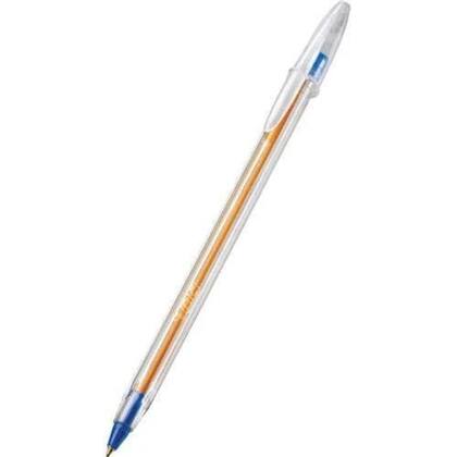 Imagem de Caneta Esferográfica Ponta Fina 0.8mm Azul Caixa com 50 Unidades