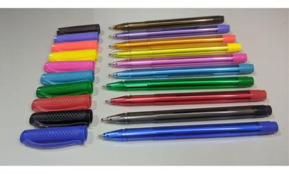 Imagem de Caneta Esferográfica Tendence Ponta de 1.0mm Com 10 Cores