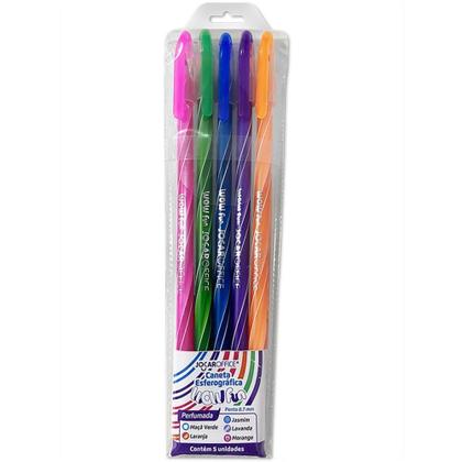 Imagem de Caneta Esferográfica WOW FUN 0.7MM Perfumada com 5 Cores