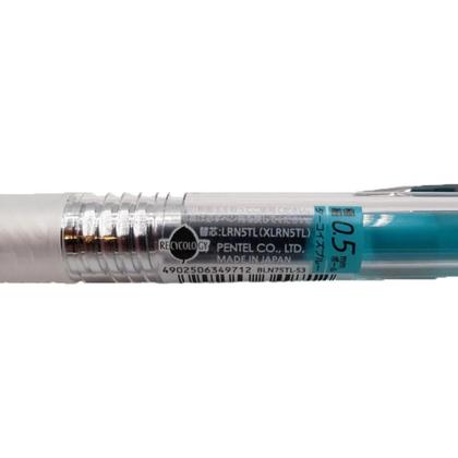 Imagem de Caneta Gel Energel Infree Retrátil 0.5mm Pentel Turquesa