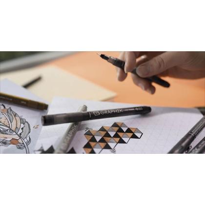 Imagem de Caneta Graphik Line Maker 0.1mm Grafite Derwent