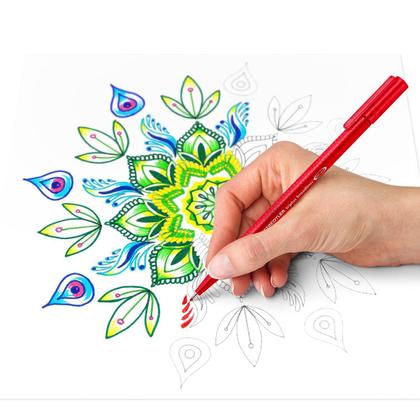 Caneta Hidrográfica 0.8 20 Cores Staedtler Imagem de Caneta Hidrográfica 0.8 20 Cores Staedtler