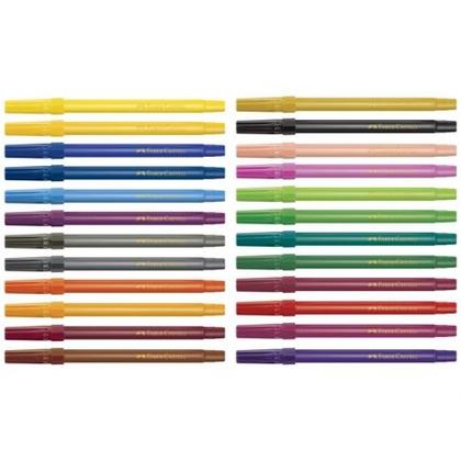 Imagem de Caneta hidrográfica Colors 24 cores 150124CZF550924 - Faber-Castell