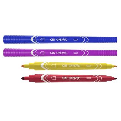 Imagem de Caneta Hidrográfica Criatic 2 Pontas com 10 Unidades - CiS