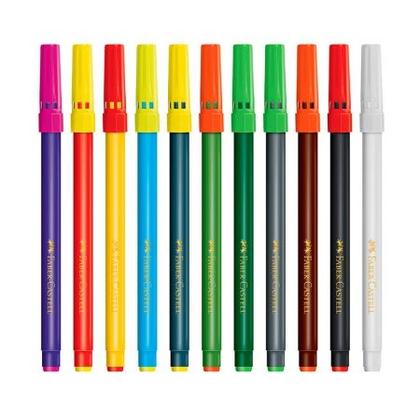 Imagem de Caneta hidrográfica Magic 10 cores +2 150112MZF/555433 - Faber-Castell