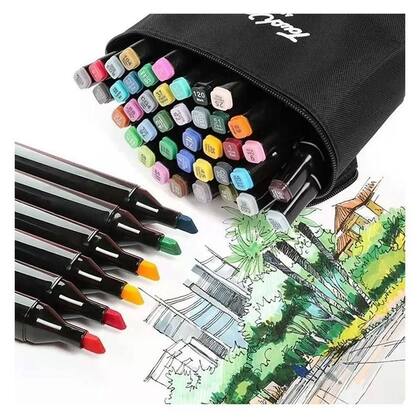 Imagem de Caneta Hidrográfica Touch Jet com Ponta Dupla 36 Cores - Touch