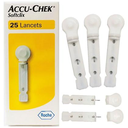 Imagem de Caneta Lancetadora Accu-Chek SoftClix + 25 Lancetas Softclix