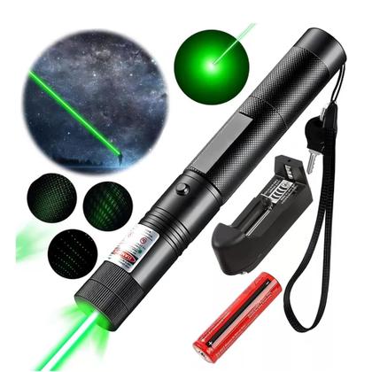 Imagem de Caneta Laser 7500mw Verde Potência de Longo Alcance com Bateria Recarregável LT403