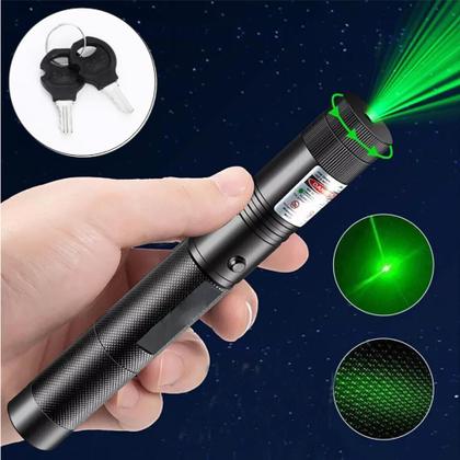 Imagem de Caneta Laser 7500mw Verde Potência de Longo Alcance com Bateria Recarregável LT403