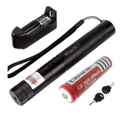 Imagem de Caneta Laser Pointer 303 Com Chave Laser Verde Alcance 50km