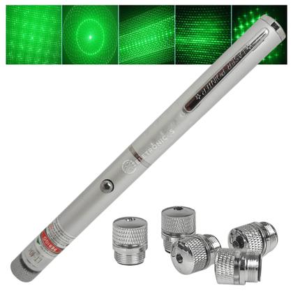 Imagem de Caneta Laser Pointer Verde 5 Efeitos Variados 5000Mw Para Presentear LT404