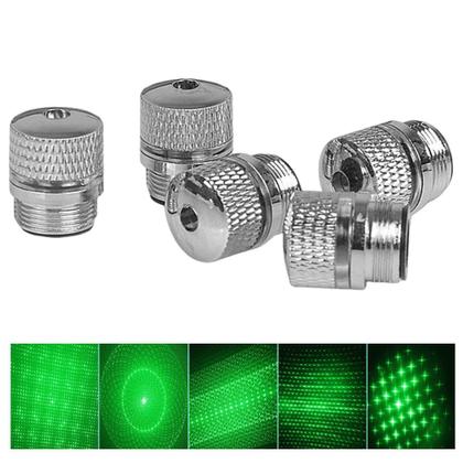 Imagem de Caneta Laser Pointer Verde Formato Caneta Ultra Longa Distancia 5 Ponteiros LT404PR