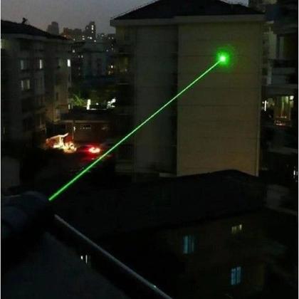 Imagem de Caneta Laser Pointer Verde Ultra Forte Alcance 50km