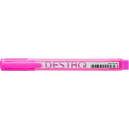 Caneta Marca Texto Destaq Fluorescente Rosa - Caixa com 12 Unidades - Compactor Imagem de Caneta Marca Texto Destaq Fluorescente Rosa - Caixa com 12 Unidades