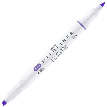 Imagem de Caneta Marca Texto Mildliner Violeta Zebra