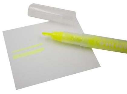 Imagem de Caneta Marca Texto Ponta Transparante Amarelo Bee Unique