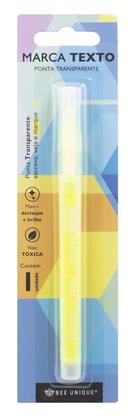 Imagem de Caneta Marca Texto Ponta Transparante Amarelo Bee Unique