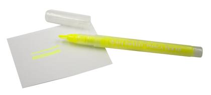 Imagem de Caneta Marca Texto Ponta Transparante Amarelo Bee Unique