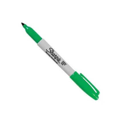 Imagem de Caneta Marcador Permanente Ponta Fina Shapie Verde - Sharpie