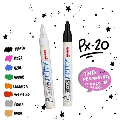 Imagem de Caneta Marcador Permanente PX-20 Uni Paint Marker