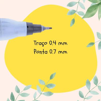 Imagem de Caneta Marcadora Permanente ponta Fina 0.7mm Preto Acrilex
