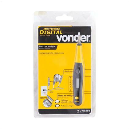 Imagem de Caneta Medidor de Voltagem Multiteste Digital 12V A 220V