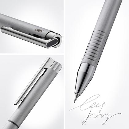 Imagem de Caneta Multifunções Lamy Logo Twin Pen Ponta M/0.5Mm Escovado Unidade