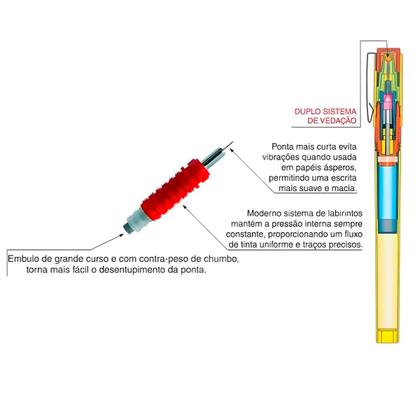 Imagem de Caneta Nankin Trident para Desenho Desegraph - Cd 0,3