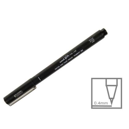 Imagem de Caneta Nankin Uni Pin 0.4mm Preta - Sertic