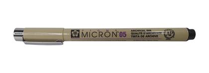 Imagem de Caneta Nanquim Pigma Micron Sakura Profissional Preta 05
