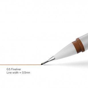 Imagem de Caneta Nanquim Winsor & Newton 0.5mm Sépia