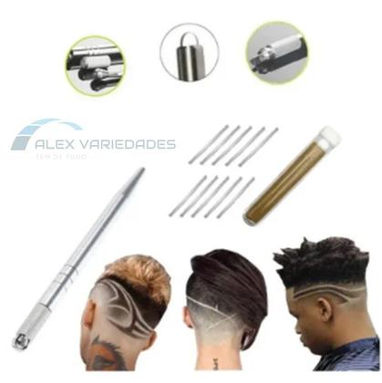 Imagem de Caneta Navalha Capilar Laminas Barbeiro
