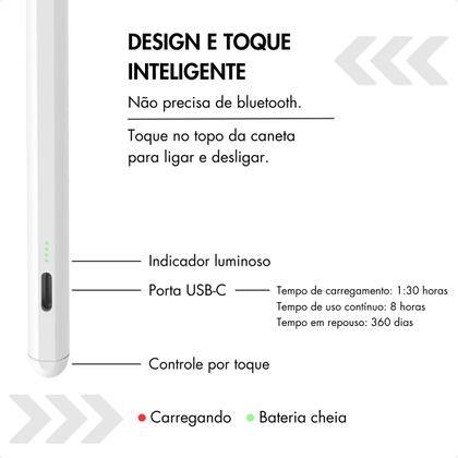 Imagem de Caneta para Tablet Tab S9 FE 10.9" S9 Plus S9+ 12.4" S9 11" Alta Precisão Magnética
