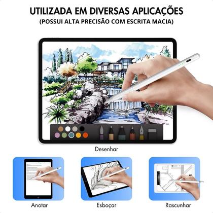 Imagem de Caneta para Tablet Tab S9 FE 10.9" S9 Plus S9+ 12.4" S9 11" Alta Precisão Magnética